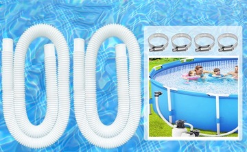 Wąż 150cm do Pompy Basenowej 32mm, wąż zamienny pompy basenowej 2 szt