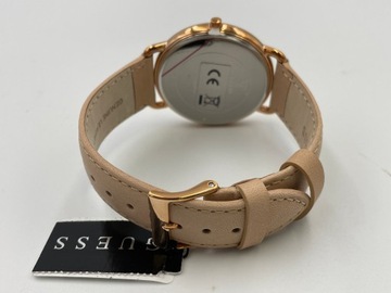 8 Guess zegarek W1068L5 złoty pasek pudrowy róż