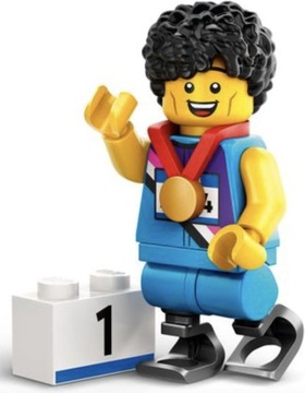 LEGO MINIFIGURES SERIA 25 FIGURKA SPRINTER BIEGACZ Z PROTEZAMI 71045 4