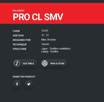 Летние ботинки для роликовых лыж ALPINA PRO CL SMV 41 EU