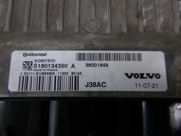 VOLVO C40 V40 JEDNOTKA MOTORU S180134350 36001648