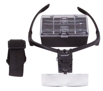 Okulary powiększające 3.5x, lupa nagłowna z podświetleniem LED Vizor G3