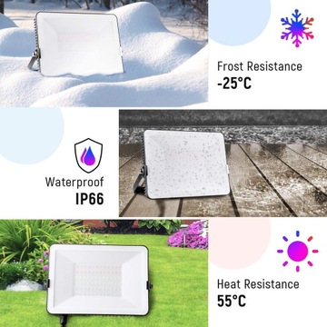 ГАЛОГЕННЫЕ СВЕТОДИОДЫ RGB FLIGHT 50W IP66 11 ЦВЕТОВ ДИСТАНЦИОННЫЙ
