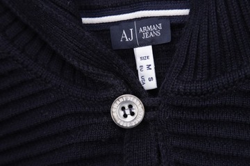 ARMANI JEANS SWETER MESKI WEŁNIANY PREMIUM SM