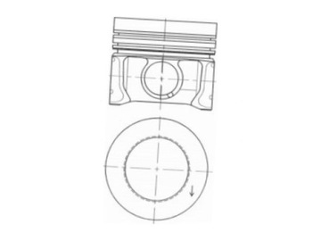 KOLBENSCHMIDT 41095610 PÍST
