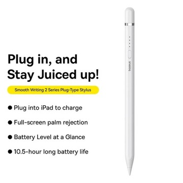 Емкостный телефонный стилус BASEUS Stylus Write 2 Lite со светодиодной подсветкой (в зависимости от версии