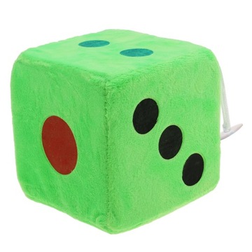 12cm soft sponge Six-sided black games