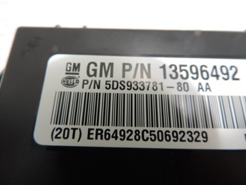 MODUL SEDADLA OPEL MOKKA A 13596492