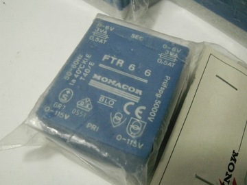 Трансформатор Monacor FTR 6 6 115В 0-6В 3ВА