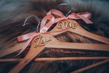 Свадебные вешалки - Комплект! Муж - Жена