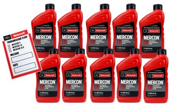 AMERYKAŃSKI OLEJ MOTORCRAFT MERCON LV 10QT FORD