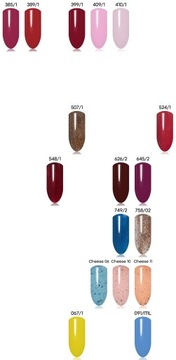 Zestaw 9x La'kier lakier hybrydowy frezarka lampa