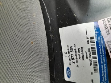 FORD ECOSPORT 2017 - NOVÁ KAPOTA KRYT MOTORU OE _ 2577534 GN15-N16612-