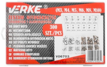 НАБОР СТАЛЬНО-АЛЮМИНИЕВЫХ ЗАКЛЕПОЧНЫХ ГАЙОК СТАЛЬНО-АЛЮМИНИЕВЫХ ЗАКЛЕПОЧНЫХ ГАЙОК