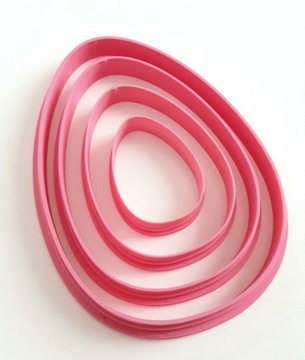 4 X FOREMKA WYKRAWACZ FORMA OZDOBA WIELKANOCNA WIELKANOC jajo zestaw 15 cm