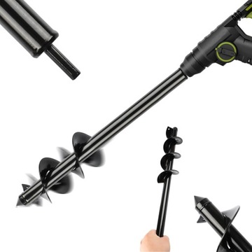 ŚWIDER WIERTŁO WIERTNICA DO SADZENIA ZIEMI GLEBY GLEBOWA 8CM 60CM
