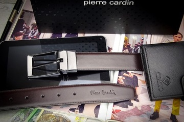 КОМПЛЕКТ мужского ремня PIERRE CARDIN, кошелек GRACIO