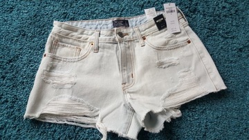 Spodenki Low Rise Denim Shorts Abercrombie 27