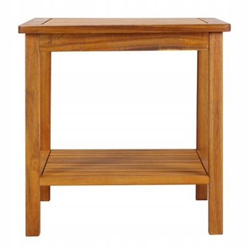 Садовый стол из дерева акации 45x45x45см