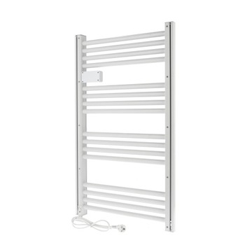 ЭЛЕКТРИЧЕСКИЙ РАДИАТОР ДЛЯ ВАННОЙ КОМНАТЫ, термостат-программатор лестницы БЕЛЫЙ 500 Вт
