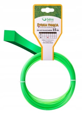 ŻYŁKA TNĄCA DO KOSY 2,0 MM 15 M KWADRATOWA