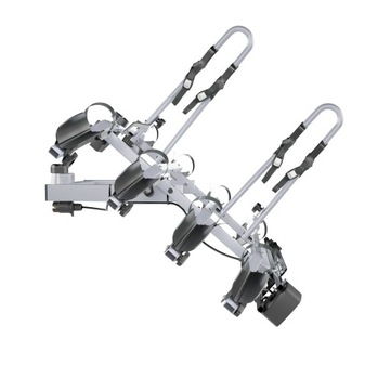 ПОЛКА ДЛЯ ВЕЛОСИПЕДОВ НА КРЮКЕ Amos Tytan 4 велосипеда, НАКЛОННАЯ, ЗАКРЫВАЕМАЯ, ГРУЗОПОДЪЕМНОСТЬ 75 КГ