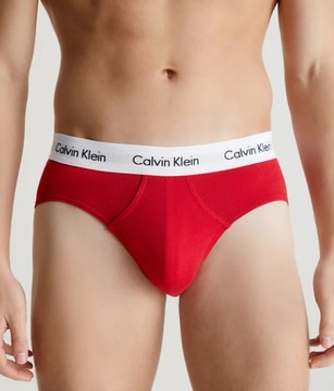 CALVIN KLEIN MAJTKI MĘSKIE SLIPY BAWEŁNIANE 3 PACK L 2A4D4_B*