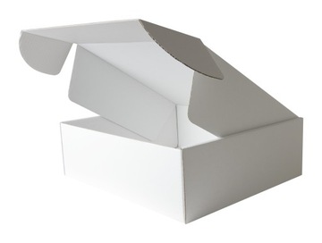 Karton do wysyłki fasonowy BIAŁY 450x370x135mm 10szt. Pudełko 600g/m2