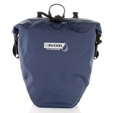Sakwa rowerowa wodoodporna Buchel 25l niebieska