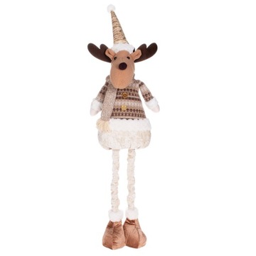 КРАСИВАЯ БОЛЬШАЯ ФИГУРА ТЕЛЕСКОПИЧЕСКИЕ НОЖКИ ДЛЯ РОЖДЕСТВЕНСКОГО ПОДАРКА 67см С ЭФФЕКТОМ ОЛЕНЯ