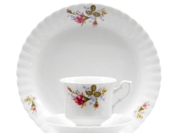 002 САХАРНИЦА 300 Róża IWONA CHODZIEZ ФАРФОР