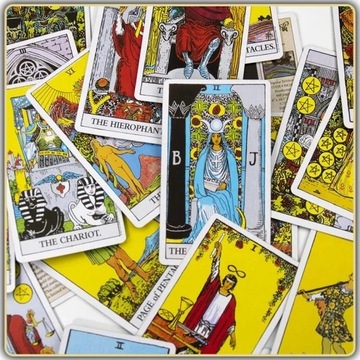 НАБОР КЛАССИЧЕСКИХ КАРТ ТАРО Всадник ТАРО 78 КАРТ ПОЛЬСКАЯ ИНСТРУКЦИЯ