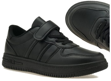 ADIDASY CHŁOPIĘCE SPORTOWE BUTY DZIECIĘCE TRAMPKI CZARNE LEKKIE R. 33