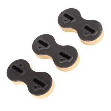 Коробка для плавников для досок для серфинга, 3 шт., круглая чашка, ПВХ