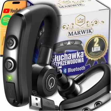 BEZPRZEWODOWA SŁUCHAWKA DO ROZMÓW BLUETOOTH DWA TELEFONY ZMODERNIZOWANA BT