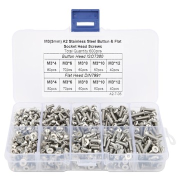 600X ВИНТ С ГОЛОВКОЙ M3