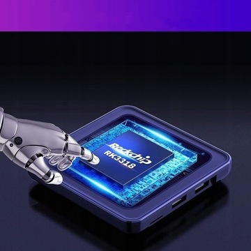 Прозрачный плеер H96 v12 64 ГБ