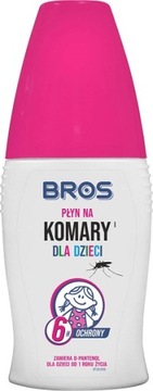 BROS PŁYN ŚRODEK NA KOMARY DLA DZIECI DELIKATNY 50