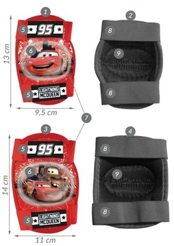 4x ЗАЩИТА КОЛЕНА, КРЫШКА КОЛЕНА АВТОМОБИЛЯ