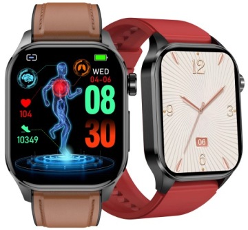 SMARTWATCH WATCH Говорящий ЭКГ Глюкоза кровяное давление монитор AMOLED ПУЛЬСОМЕТР