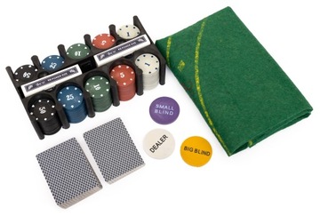 ПОКЕРНЫЙ НАБОР 200 ФИШЕК КАРТЫ ДЛЯ ПОКЕРА