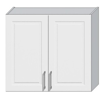 Szafka kuchenna wisząca 80x72x29 BIAŁY POŁYSK