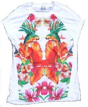 TED BAKER Dzianinowa bluzka Cahya w tukany KWIATY