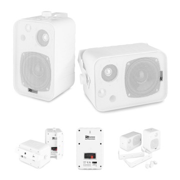 Kolumny ścienne 4'' 2szt 10W 100V SKLEP DOM