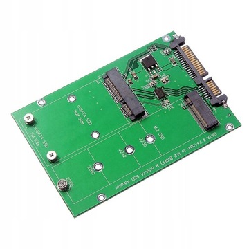 2,5-calowe M.2 mSATA na III Adapte M.2