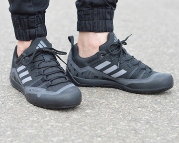 Buty męskie sportowe adidas Terrex Swift Solo 2 czarne szare 47 1/3