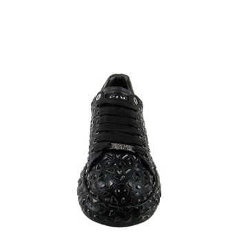 Sneakersy damskie GOE 4001 kryształki czarne 37