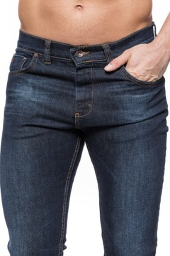 SPODNIE MĘSKIE VANKEL JEANS - 626 - 108CM L30