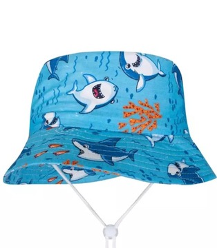 Kapelusz czapka BUCKET HAT nadruk dziecięcy