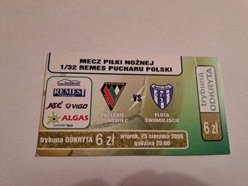 ZAGŁĘBIE SOSNOWIEC - FLOTA ŚWINOUJŚCIE 25-08-2009